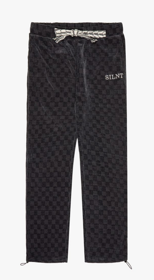 "Checkmate" Pants - Dark Grey