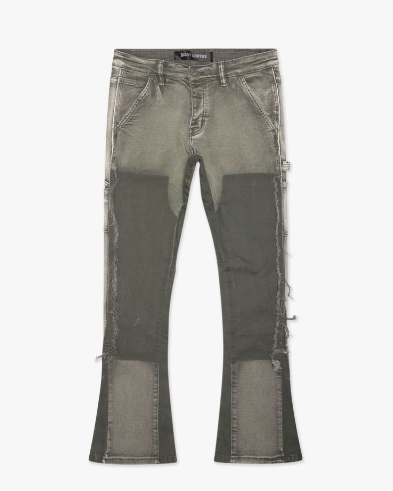 "Rural" Denim Jeans - Olive