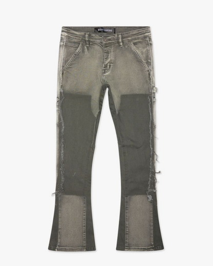 "Rural" Denim Jeans - Olive