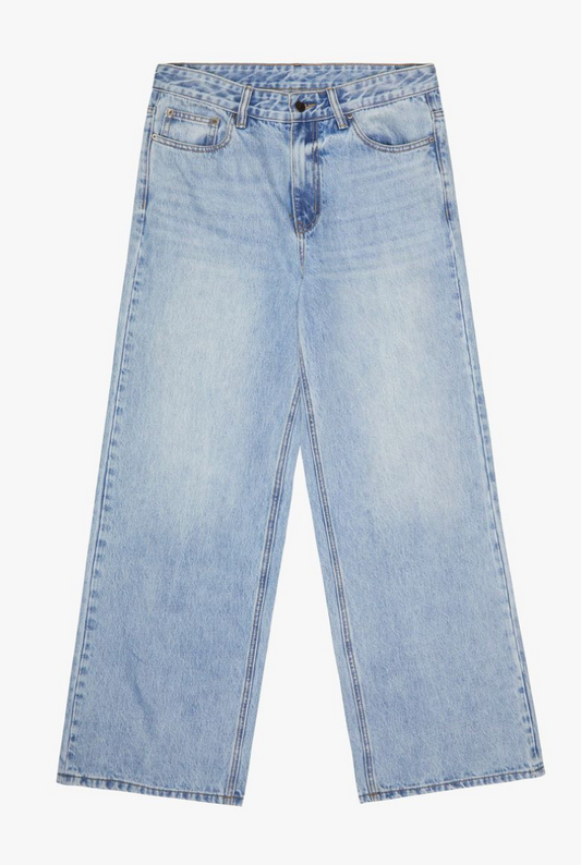 "Parachute" Baggy Denim Jeans - Light Wash