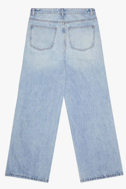 "Parachute" Baggy Denim Jeans - Light Wash