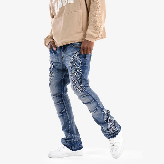 Pearl Denim Jeans - Dark Wash