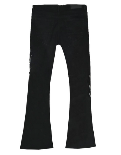 Dark Shadow Flare Jeans - Black