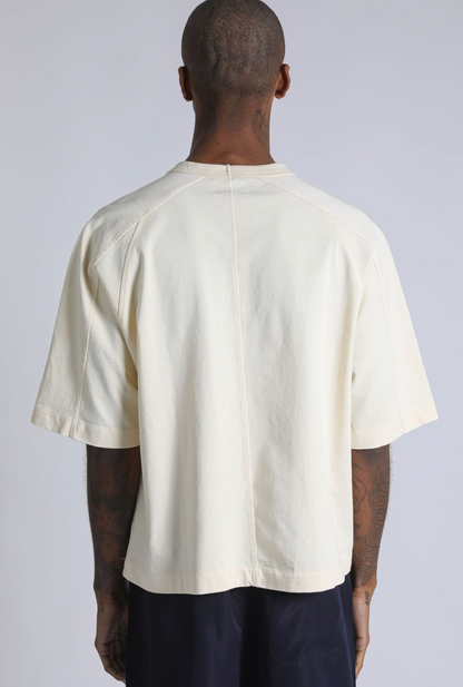 Heavy Cropped Tee - Cream