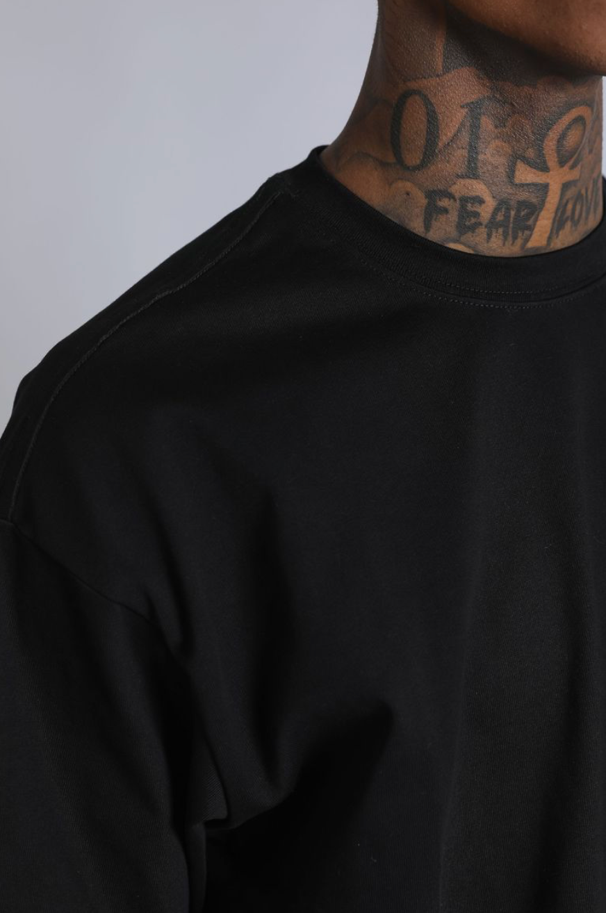 Basic Cropped Tee - Black