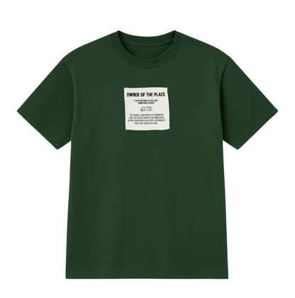Owner of the Place Oversized Tee - Green