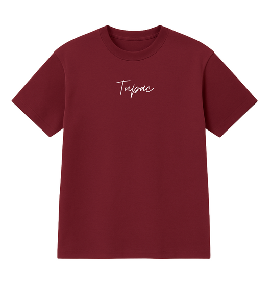 Real Eyes Oversized Tee - Burgundy
