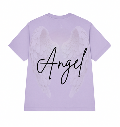 Angel Oversized Tee - Lilac