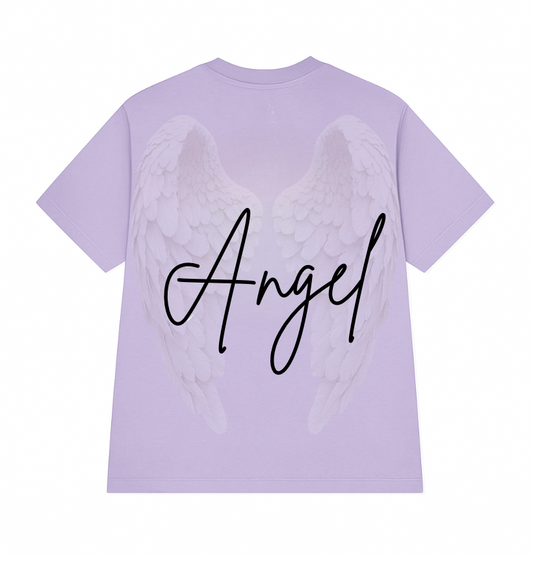 Angel Oversized Tee - Lilac