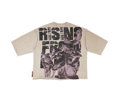 Heavenly Bodies Crop Tee - Taupe