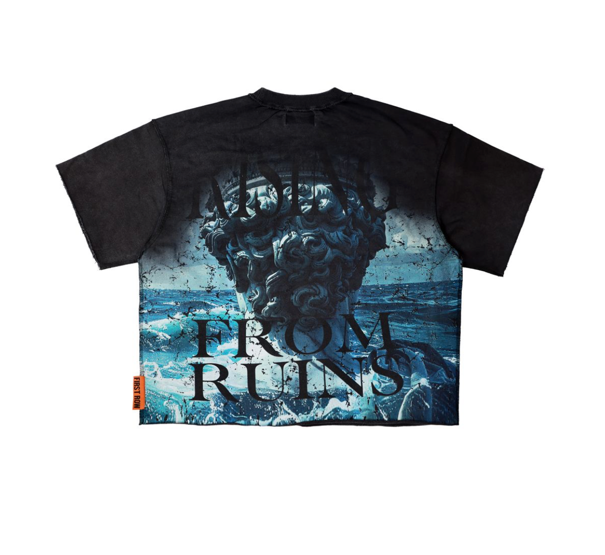 Heavenly Bodies Crop Tee - Black