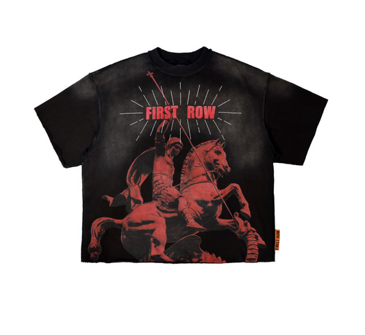 Rising From Ruins  Crop Fit - Black