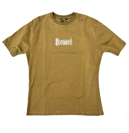 Blessed Oversized Tee - Khaki