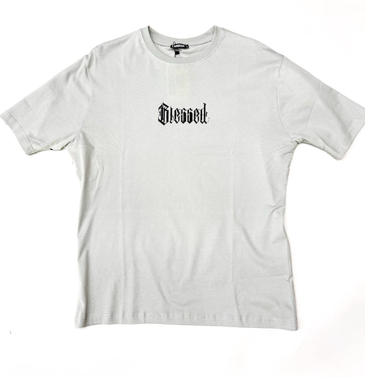 Blessed Oversized Tee - Gray