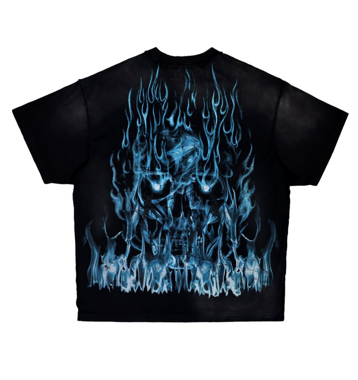Be Fierce Tee - Black/Blue