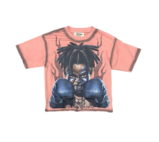Heaven Kid's Cropped Tee - Pink