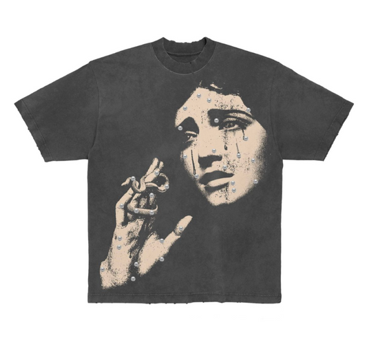 Pearls 1 Graphic Tee - Grey