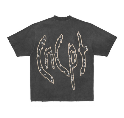Pearls 1 Graphic Tee - Grey