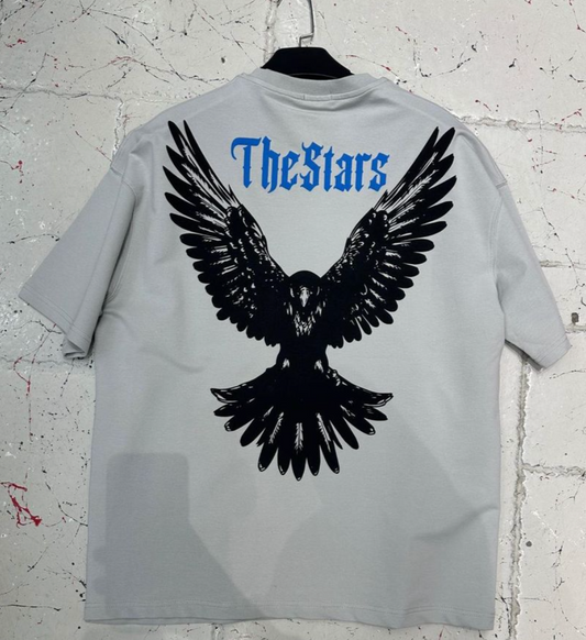 The Stars Graphic Tee - Gray