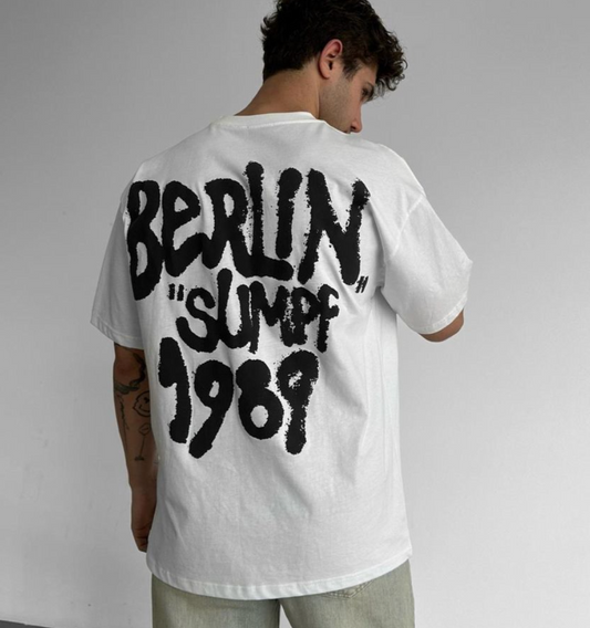 Berlin Sumpf Oversized Tee - White
