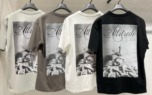 Attitude Oversized Tee - Black