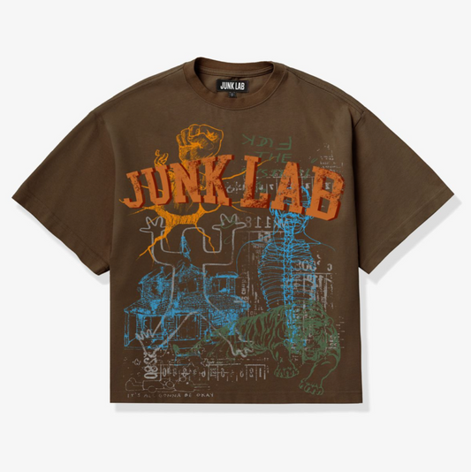 Blueprint Tee - Brown