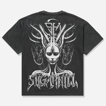 Medusa Tee - Washed Black