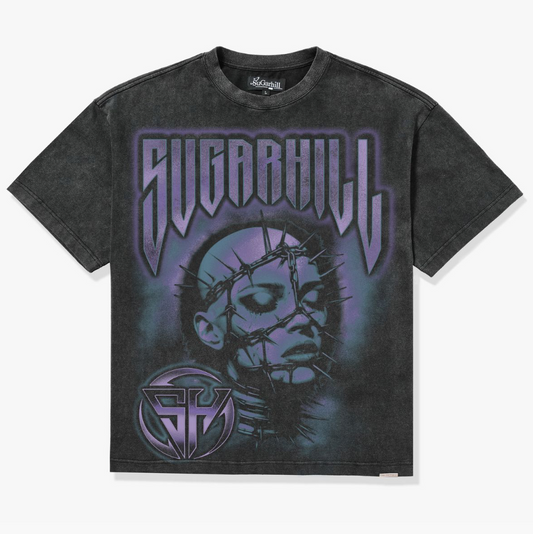 Prometheus Tee - Washed Black/Purple