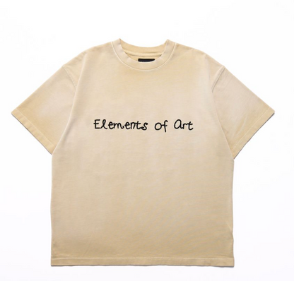 Elements Resort Doodle Tee - Tan