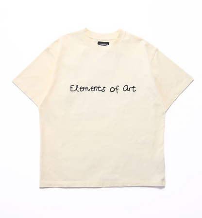 Elements Resort Doodle Tee - Cream