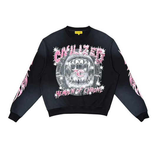 Heaven of Chrome Crewneck - Black