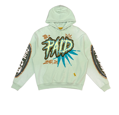 Make Money Not Friends Hoodie - Mint