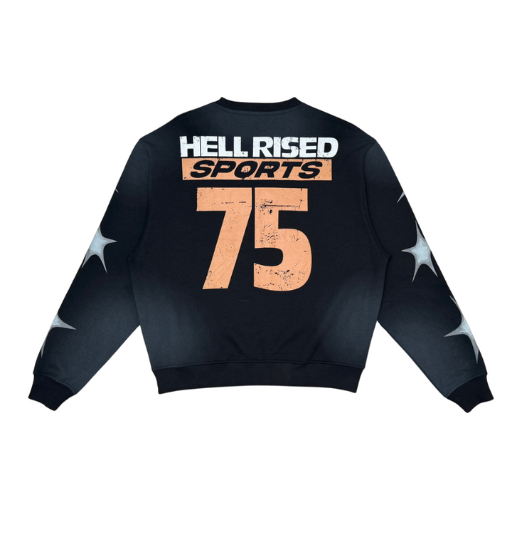 Hell Raised Sports 75 Crewneck - Black