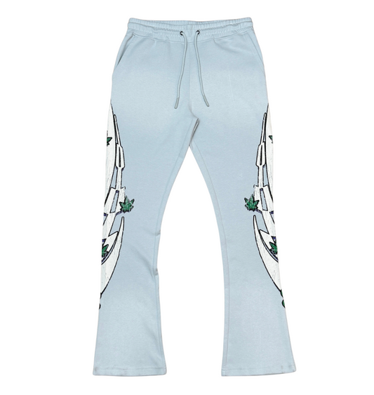 Ride to Heaven Sweatpants - Pearl Blue