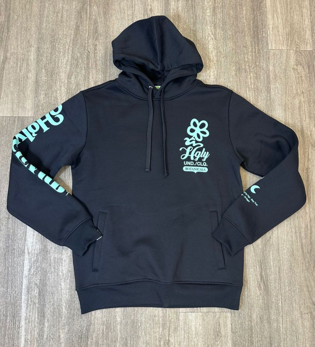 CLTVT Botanicals Hoody - Black/Blue