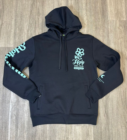 CLTVT Botanicals Hoody - Black/Blue