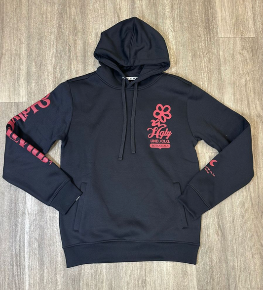 CLTVT Botanicals Hoody - Black/Red
