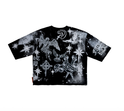 First Row A Scared Vow - Acid Wash Black