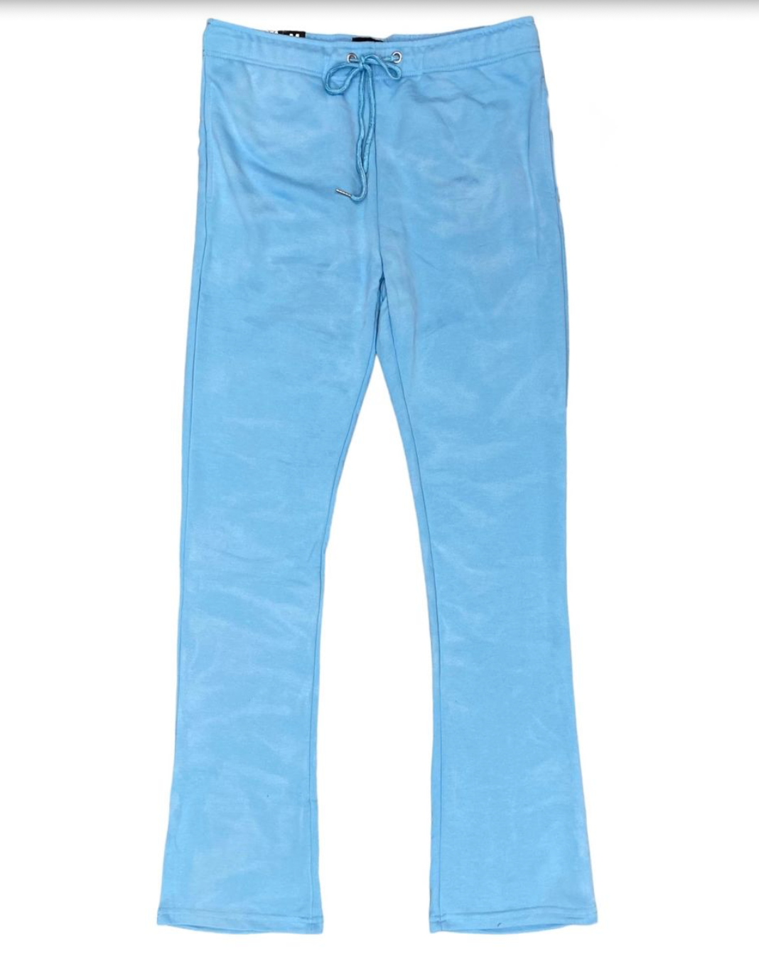 Stacked Fleece Sweats - Sky Blue
