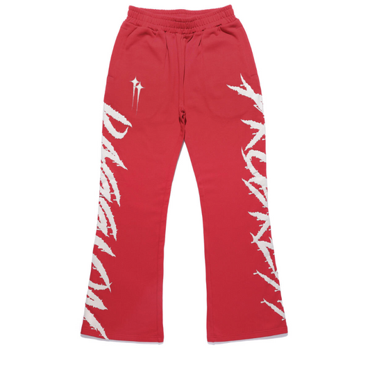 Passion Progress Flare Pants - Red