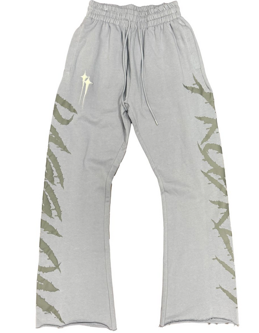 Passion Progress Flare Pants - Grey