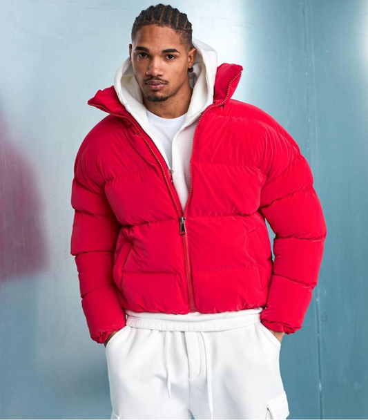 Nylon Puffer - Red