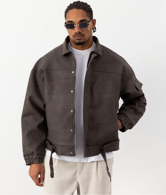 Twill Jackets - Grayish/Brownish