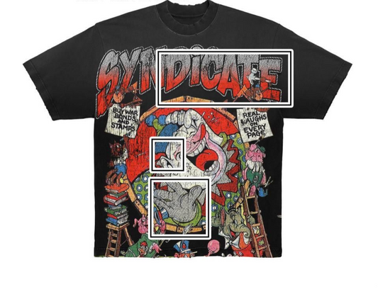 Syndicate " War Bond" Cropped Tee - Black