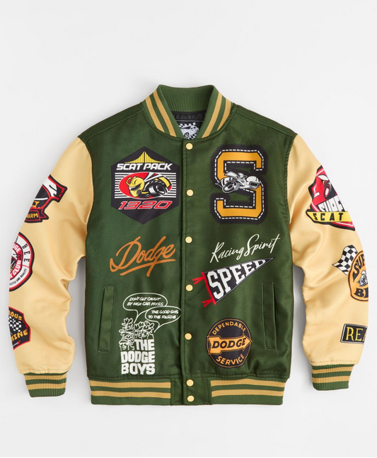 Dodge Scatpack Varsity Jacket - Green