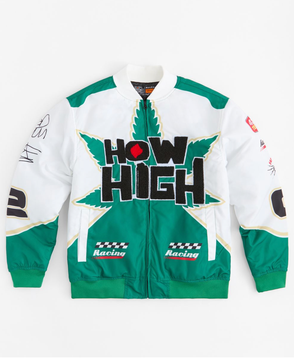 How High Racing Jacket - White
