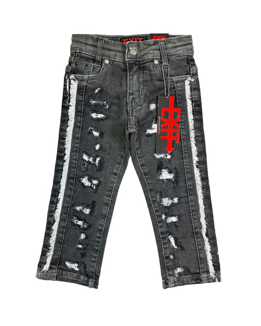 Exit Designer Kids Jeans - Gray Washed