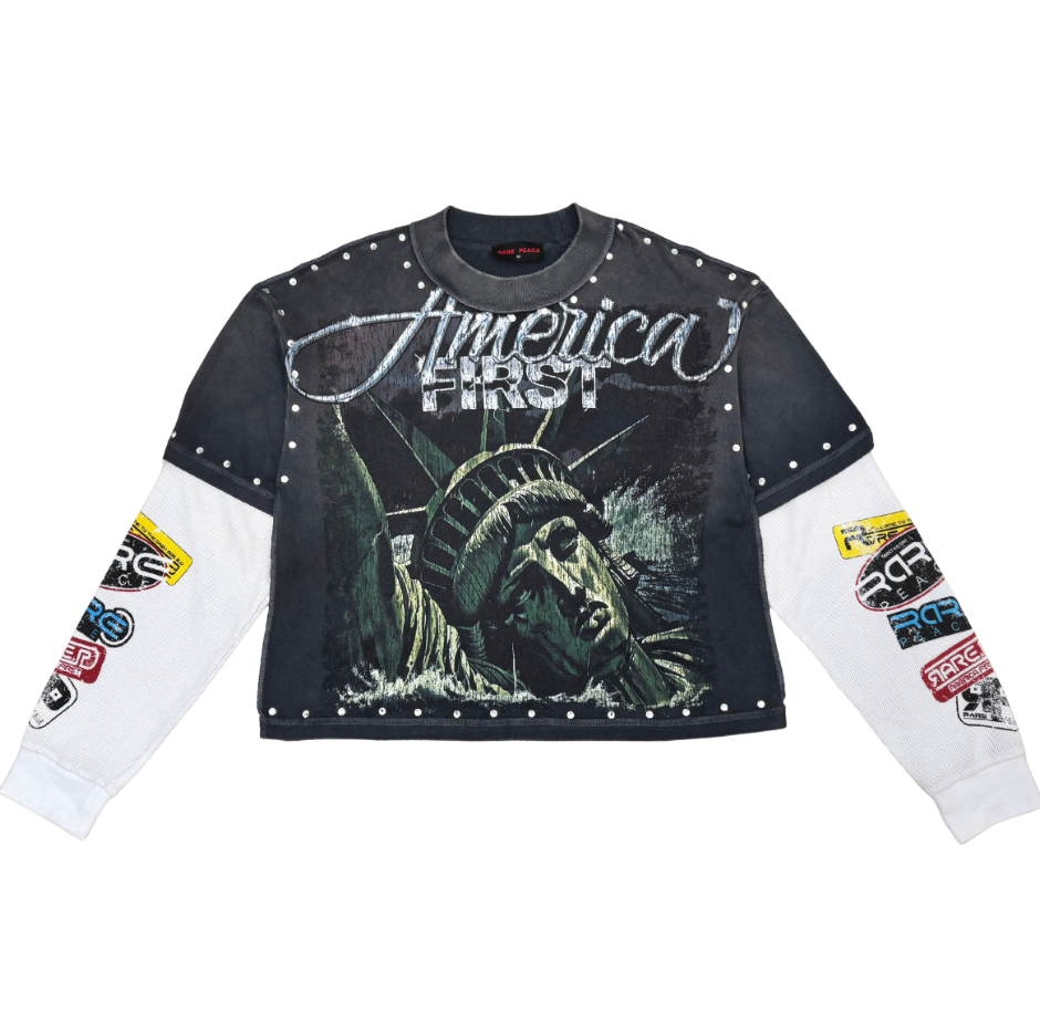 America First Twofer - Grey