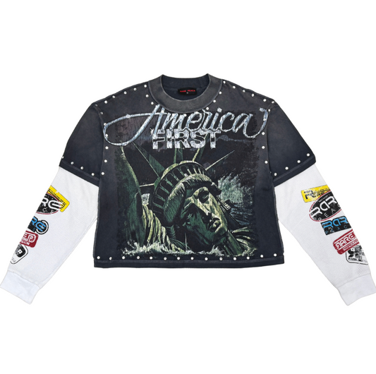 America First Twofer - Grey