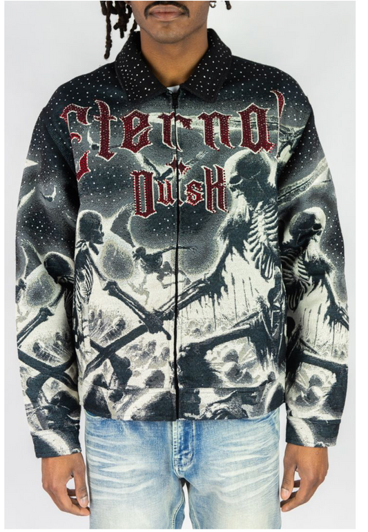 Eternal Dusk Tapestry Jacket - Black